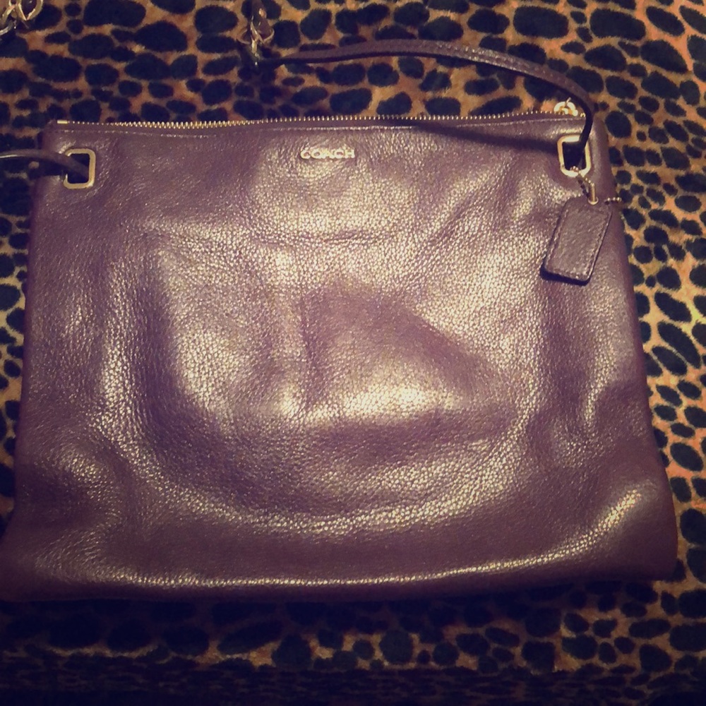 Purple Coach Purse